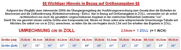 Groessenangaben NEU Neu